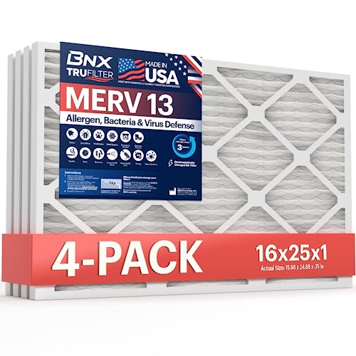 BNX TruFilter MERV 13 Air Filter (4-Pack)