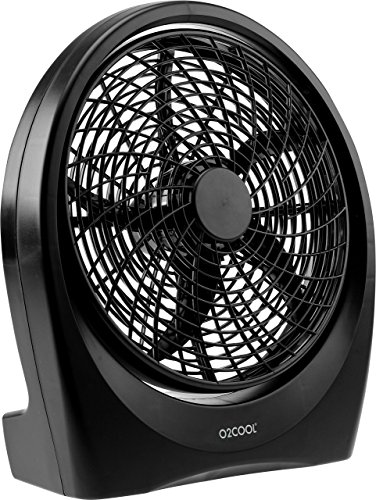 O2COOL 10-Inch Battery or Electric Operated Portable Fan
