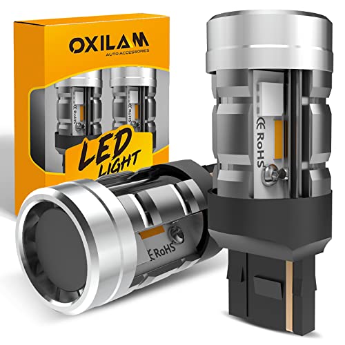 OXILAM 2023 Upgraded 7443 LED Bulb Amber
