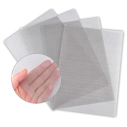 Stainless Steel Woven Wire Mesh - 4PACK