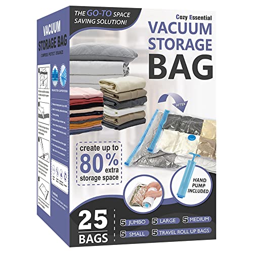Vacuum Storage Bags for Clothes and Blankets