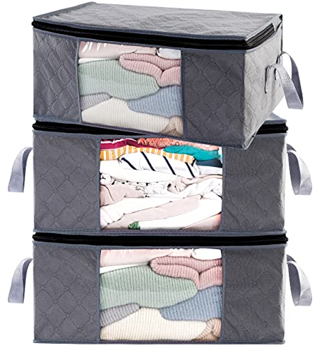 ABO Gear Closet Organizers Storage Bags, Pack of 3