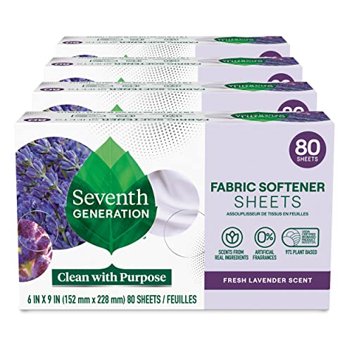 Seventh Generation Dryer Sheets Fabric Softener