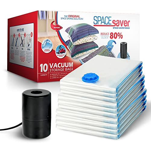 Spacesaver Vacuum Storage Bags - Save 80% on Clothes Storage Space
