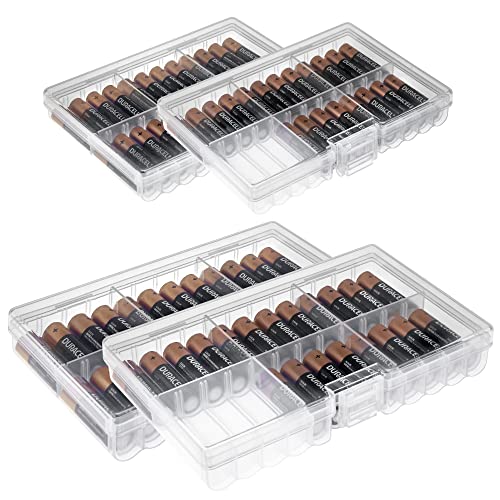 GlossyEnd Battery Storage Boxes - Set of 4