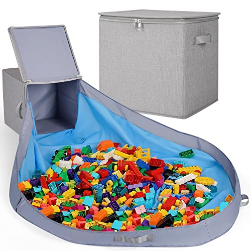 SAM AND MABEL Toy Storage Basket and Play Mat