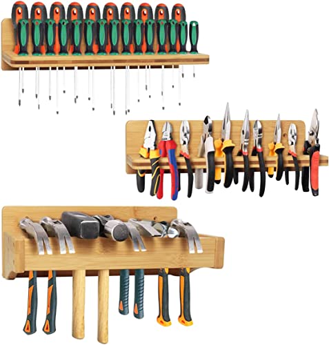 Wooden Tool Storage Organizer - 3 Pack