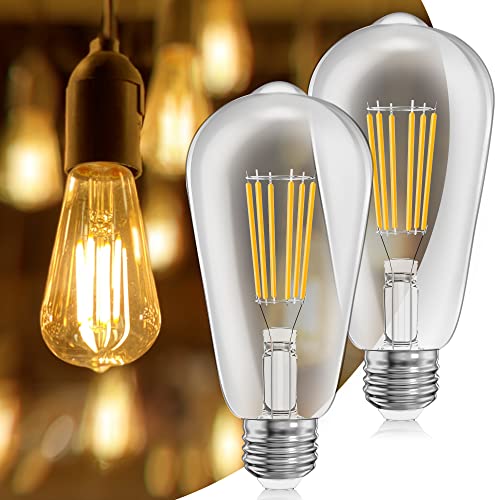 UNILAMP E26 LED Bulb 60W Equivalent Dimmable, 6W Edison Light Bulb