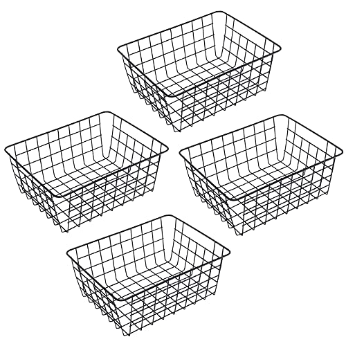 Metal Wire Storage Baskets Pack for Farmhouse