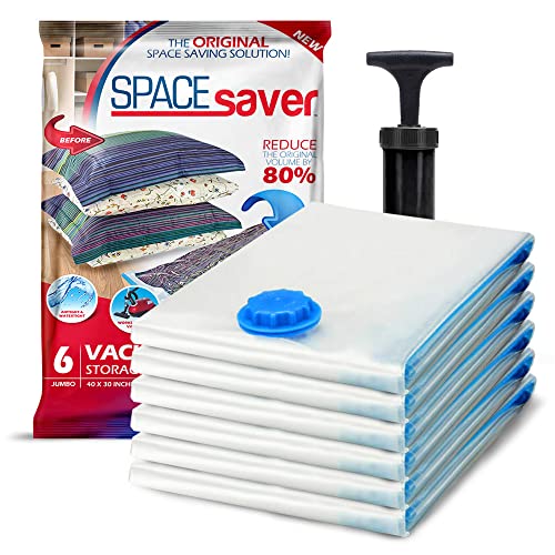 Jumbo Vacuum Sealed Storage Bags - Save 80% Space