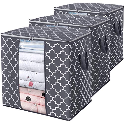 WISELIFE Storage Bags - Large Blanket Clothes Storage Containers
