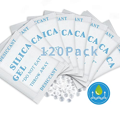 120 Pack Silica Gel Desiccant Packs for Storage