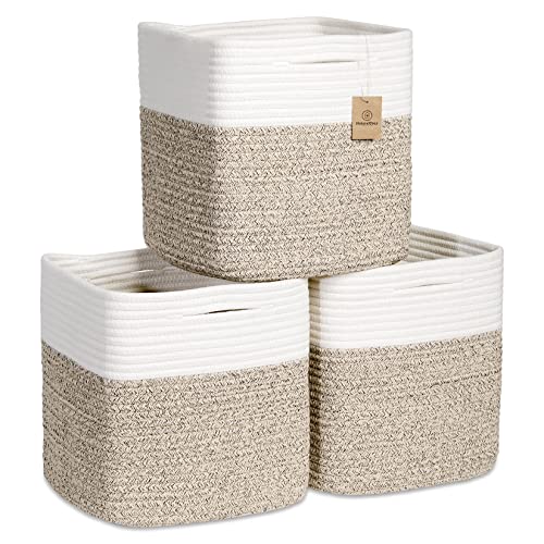 Cotton Rope Woven Baskets for Organizing