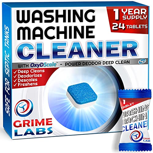 GRIME LABS Washing Machine Cleaner Tablets