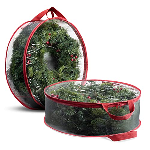 Zober Christmas Wreath Storage Bag - Durable and Convenient