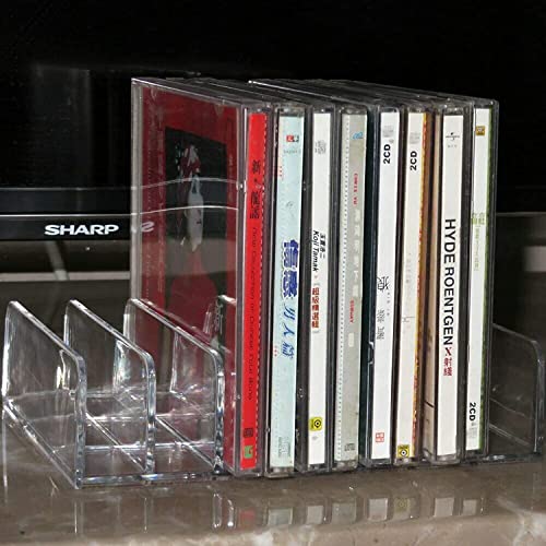 Acrylic DVD/CD Storage Box CD Holder