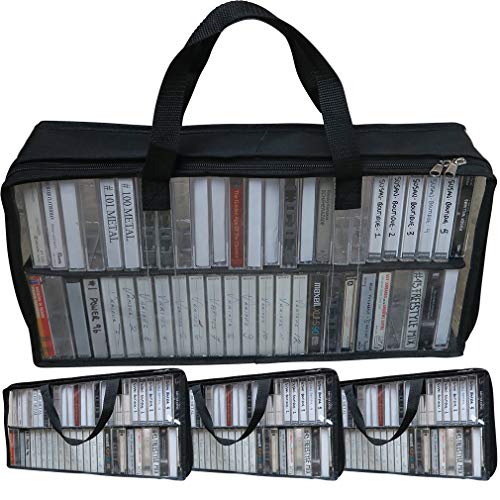 Evelots Cassette Tape Bag - Convenient Storage for Your Tapes