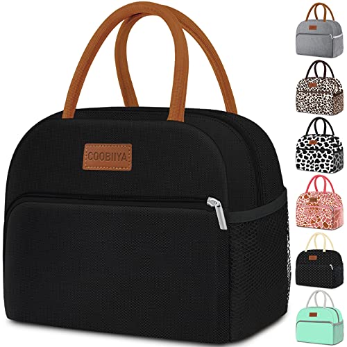 HOMESPON Insulated Lunch Bag for Women Men Lunch Box Cooler Aesthetic Lunch  Tote with Pocket for Work Picnic (Green)
