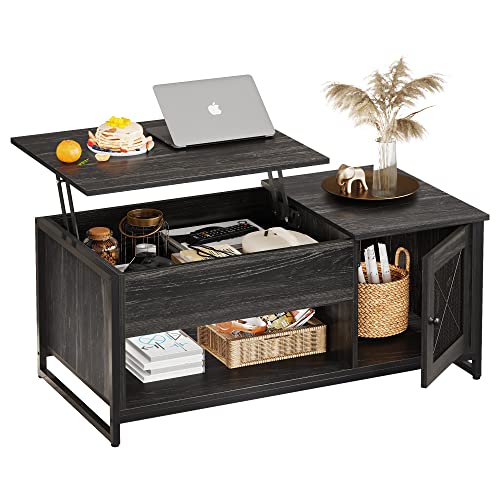 WLIVE Lift-Top Coffee Table with Storage