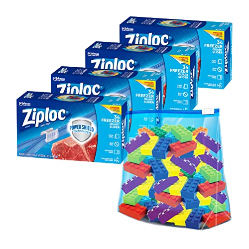 Ziploc Quart Freezer Slider Bags