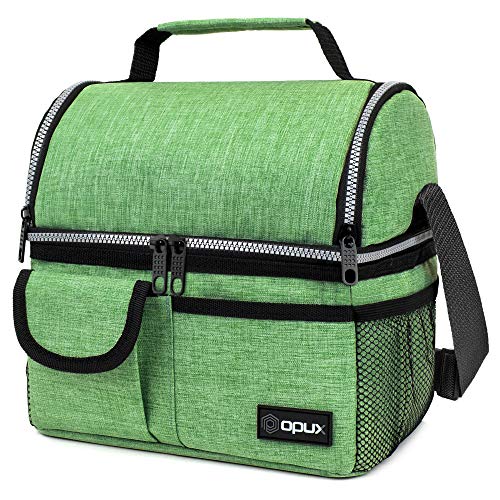 The Classic - Forest Green and Petrol Blue Reusable Lunch Bag With  Waterproof Lining — Bric