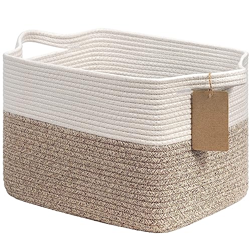 Cotton Rope Storage Basket with Handles