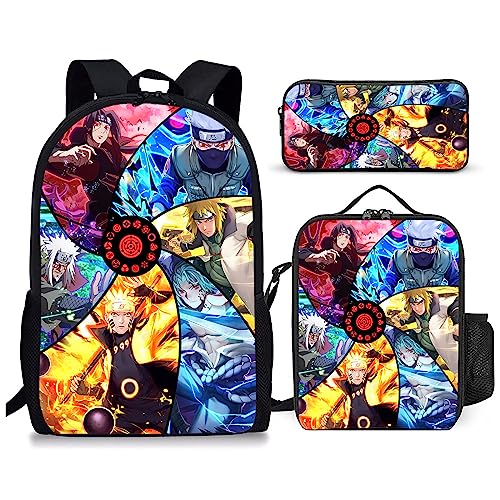 Action Comics Naruto Backpack for Boys - Bundle with Naruto Backpack, Water  Bottle, Stickers, and More | Naruto Backpacks for Boys 8-12