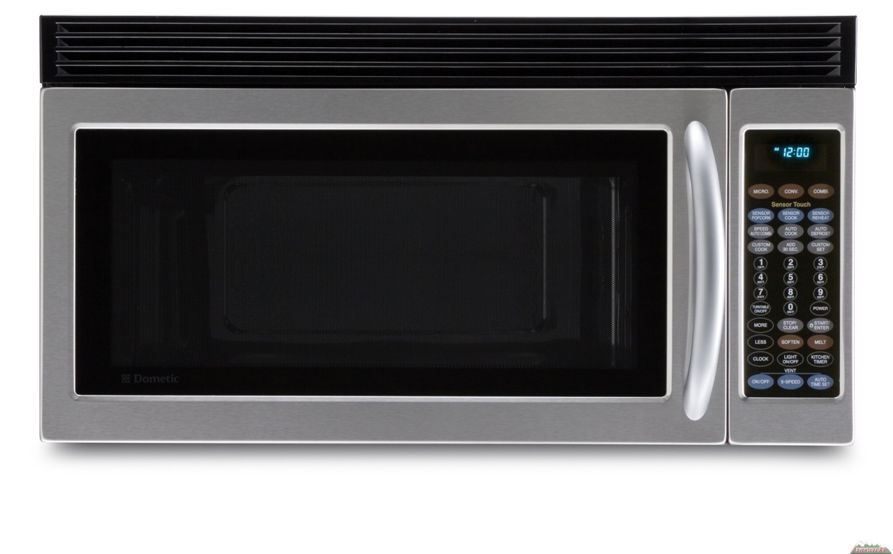 RecPro RV Convection Microwave Stainless Steel 1.1 Cu. ft. | 120V | Microwave | Appliances