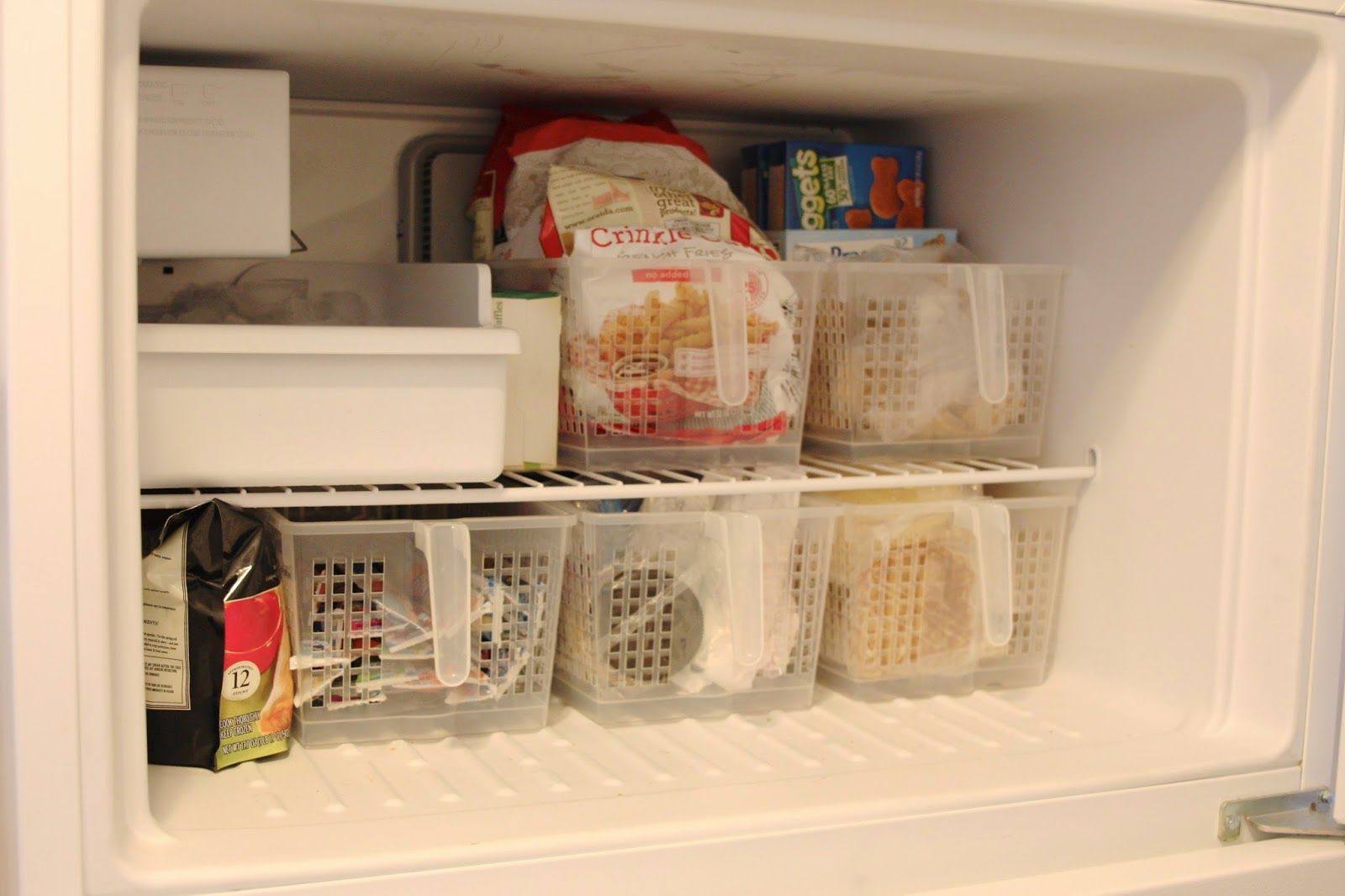 Kootek Refrigerator Organizer Bins with Removable Dividers, Freezer Organizer  Bins Clear Pantry Organization and Storage Bins, Plastic Stackable Food Storage  Bins for Fridge, Kitchen, Cabinet (4 Pack) 