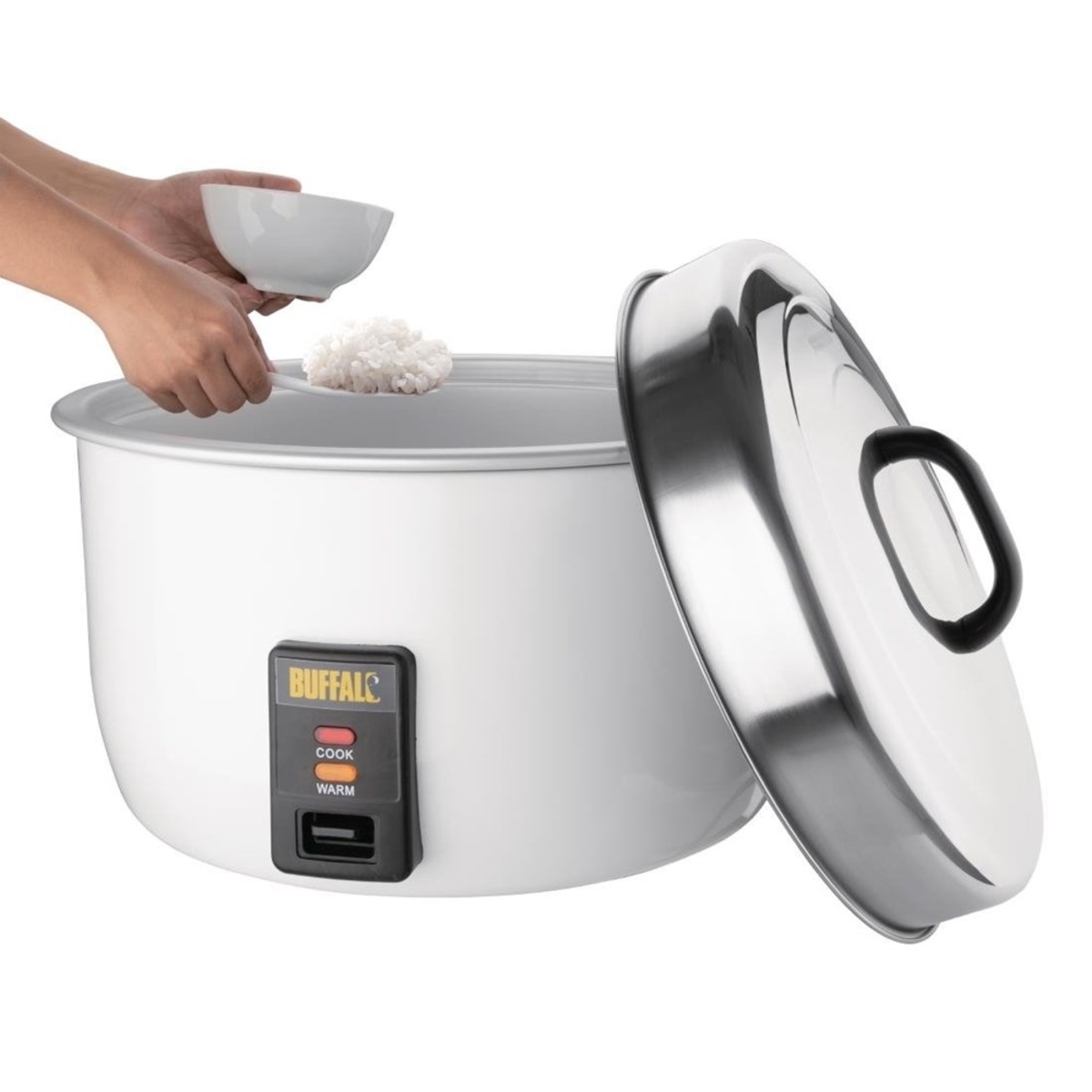 Buffalo Titanium Grey IH SMART COOKER, Rice Cooker and Warmer, 1.8L, 10  cups of rice, Non-Coating inner pot, Efficient, Multiple function,  Induction