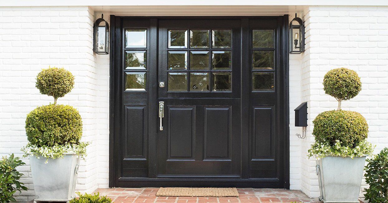 9 Gorgeous Dark Front Door Colors That Will Convince You To Go Bold