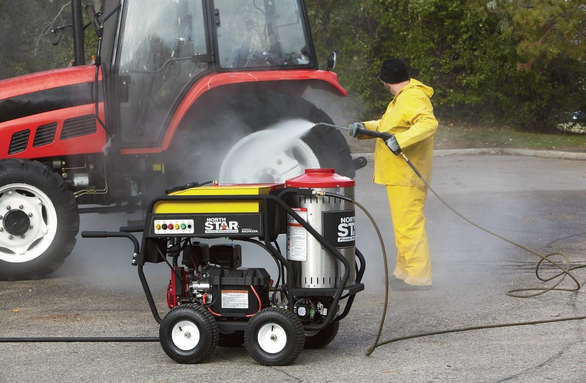 Pressure Washer on Steam