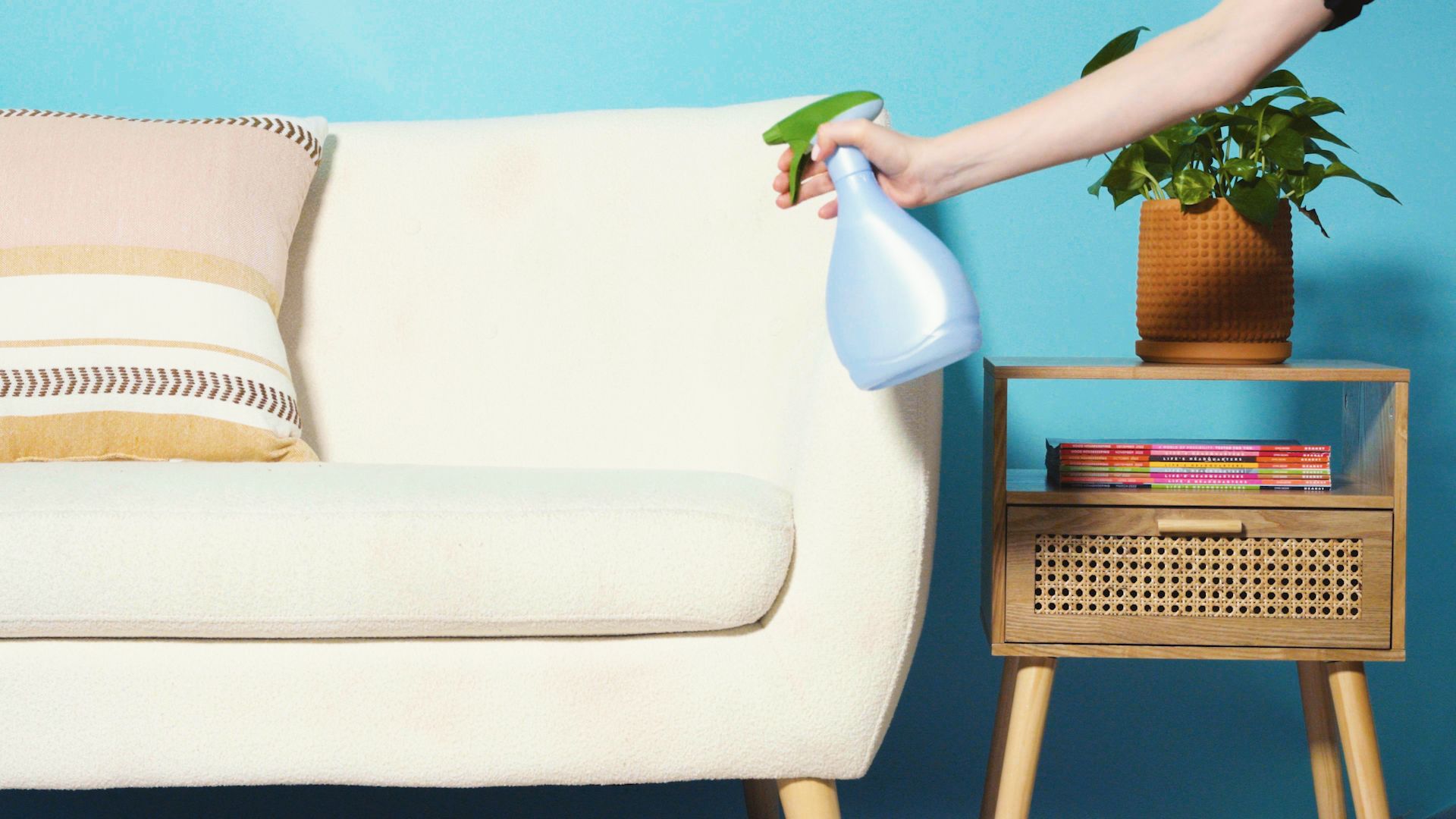 Cleaning Methods You Should Never Use On A Fabric Couch