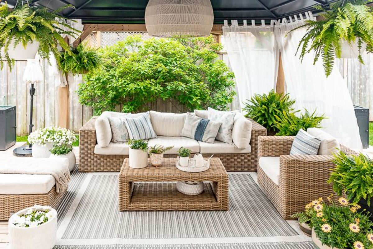 Colorful Decor And Simple Add-Ons Ready This Deck For Outdoor Living
