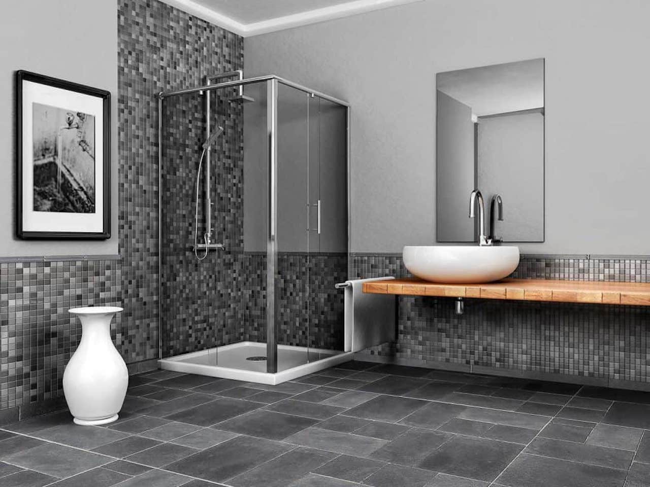 Gray Bathroom Tile Ideas: 16 Ways To Work With Gray Tile