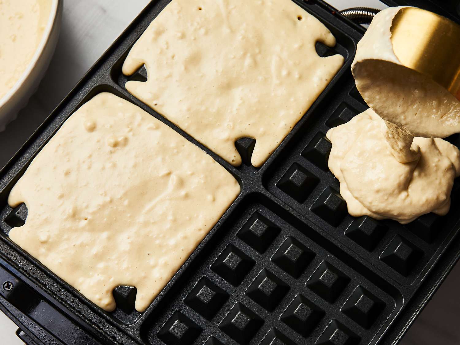 How Much Batter Should I Put In A Waffle Iron