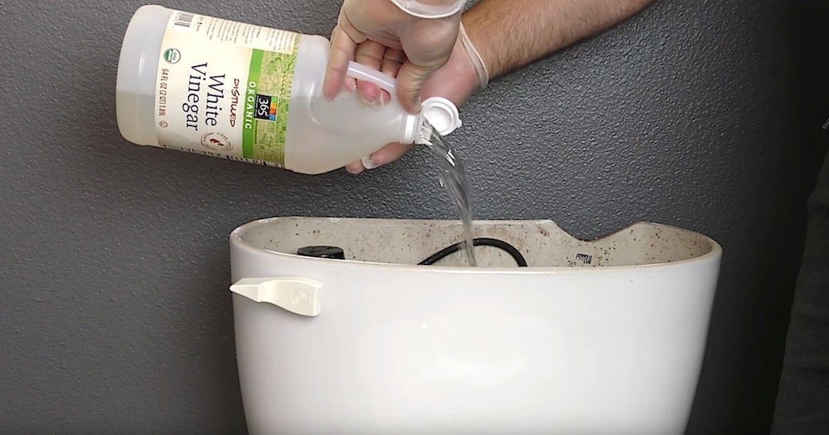 How To Clean A Toilet Tank With Vinegar