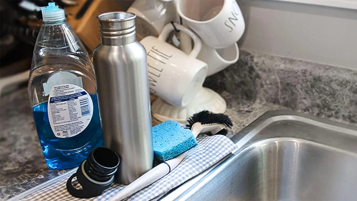 How To Clean A Water Bottle To Prevent Germs, Mold, And Buildup
