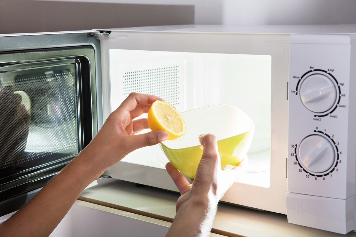 You Don't Need a Lemon to Clean Your Microwave