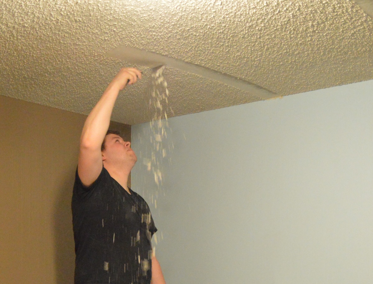 How To Clean Popcorn Ceilings Without Creating More Of A Mess