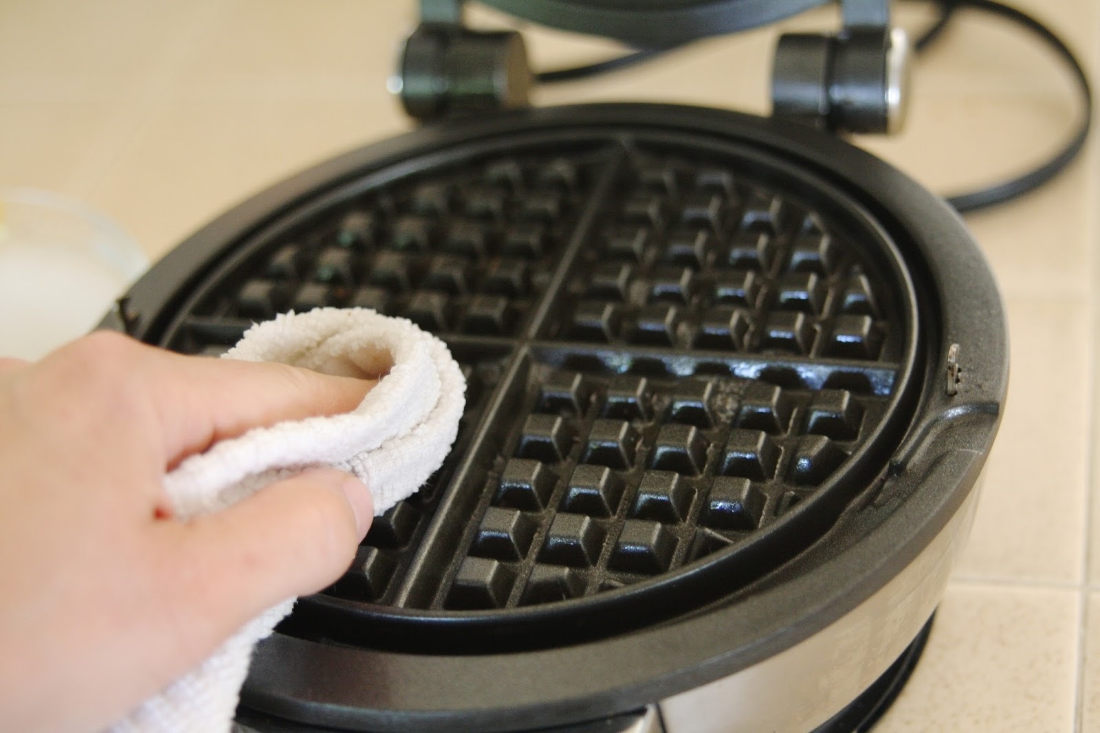 How To Clean The Black Stuff Off The Waffle Iron