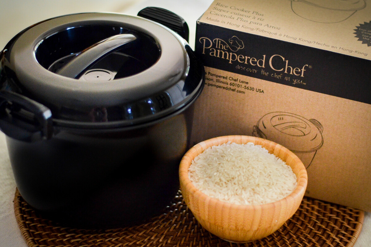 How To Cook Rice In Pampered Chef Rice Cooker