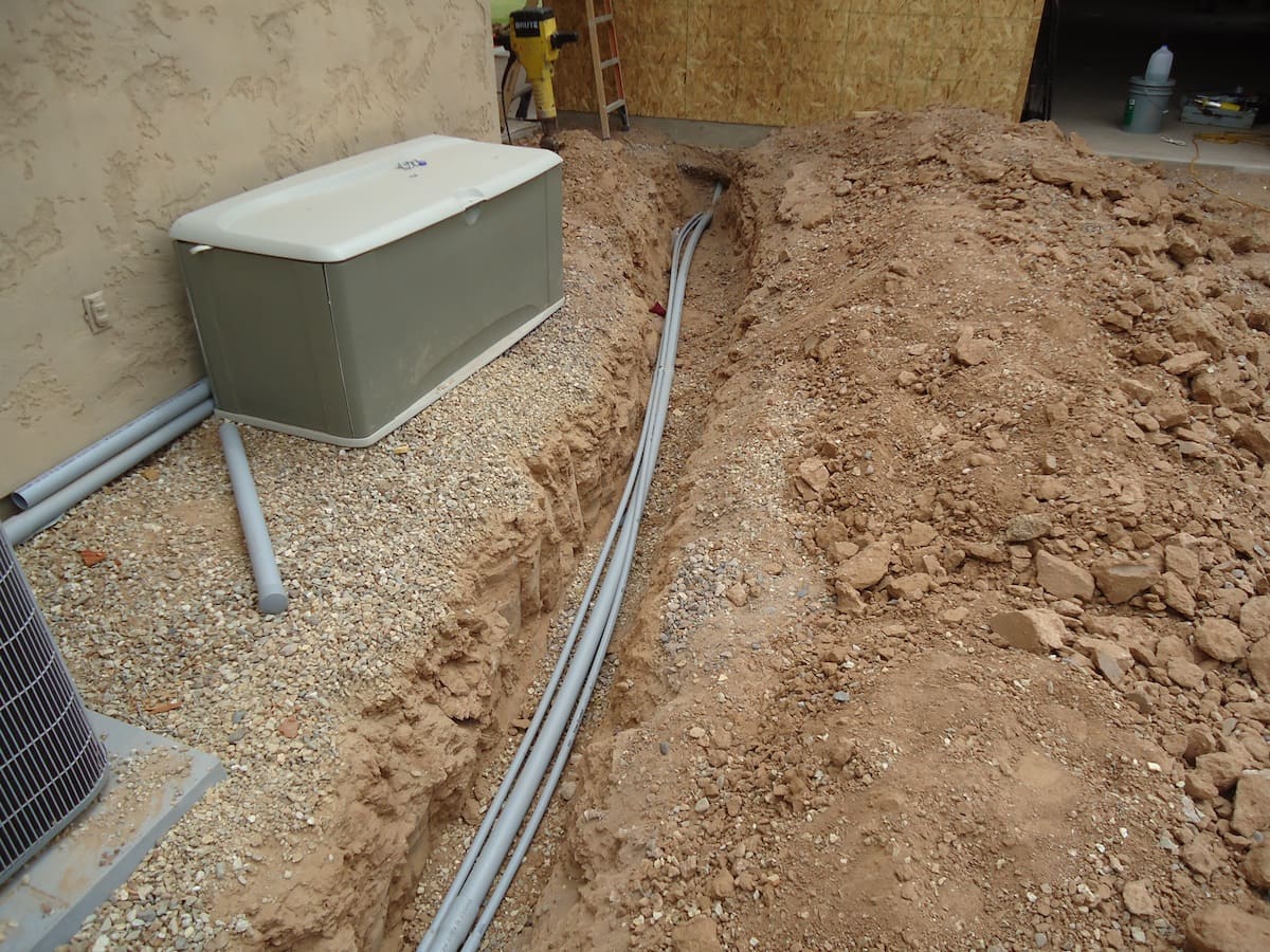 How To Dig Trench For Electrical Conduit