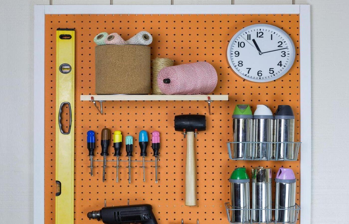 How To Hang Pegboard For An Organized Workspace