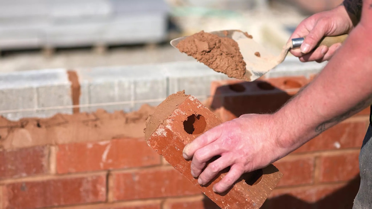 How To Lay Mortared Brick On Front Steps