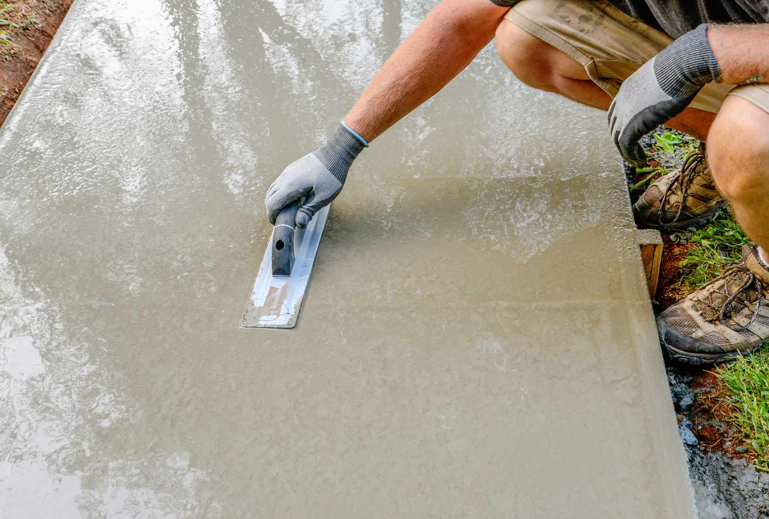 How To Pour A Concrete Landing Pad For Your Patio Or Sidewalk