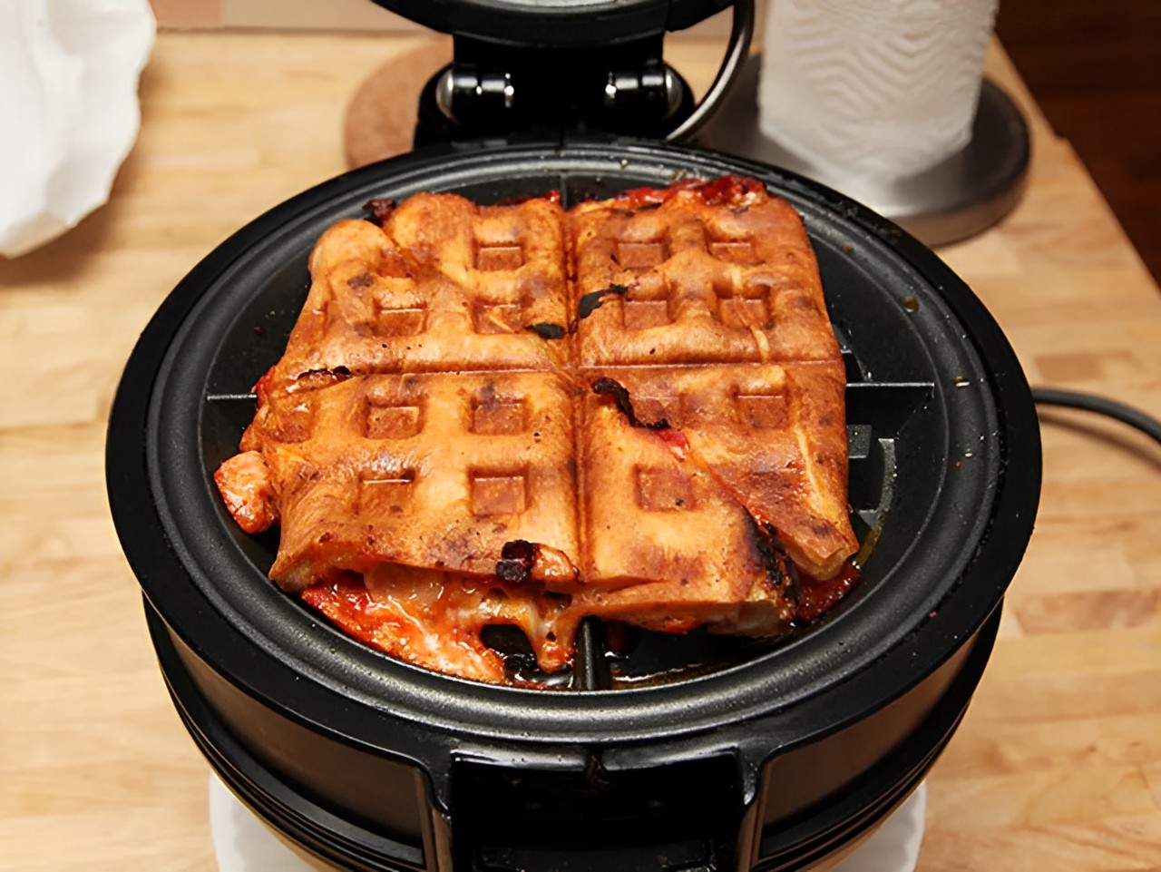 How To Reheat Pizza In Waffle Iron