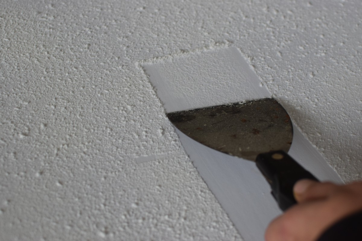 How To Remove Texture From A Ceiling
