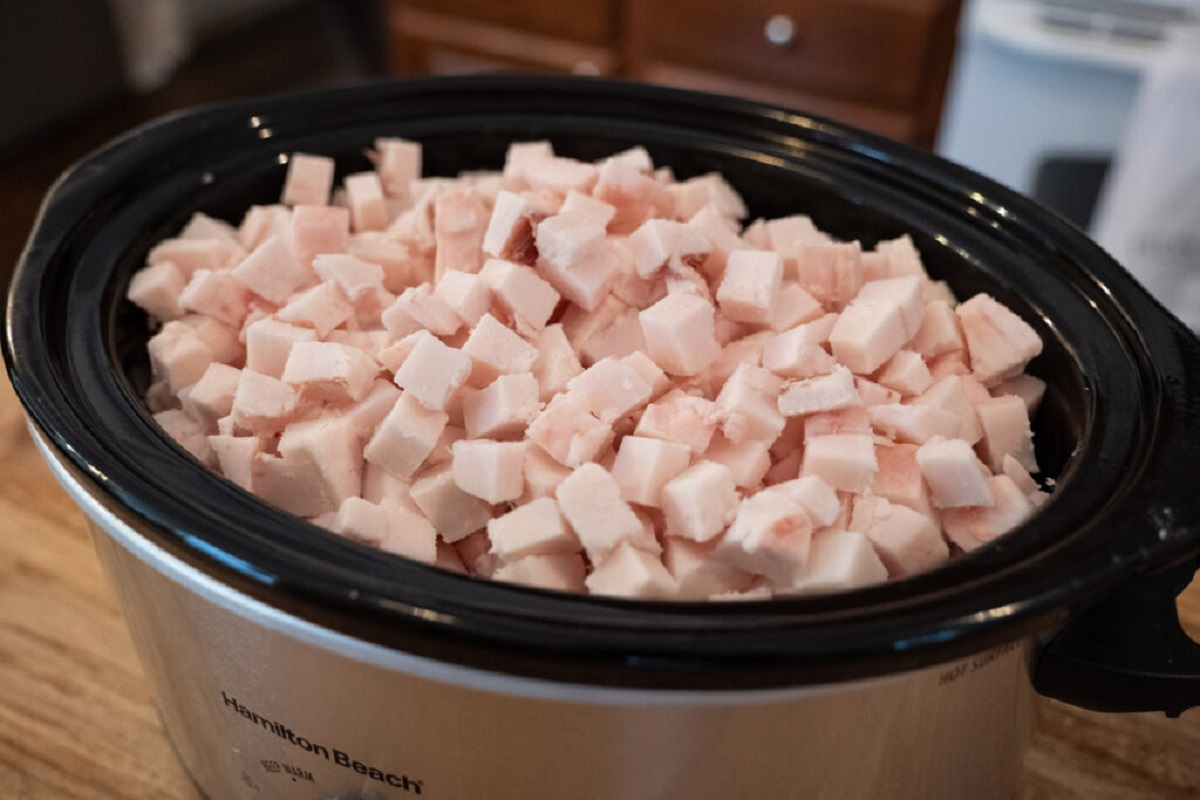 How To Render Pork Fat In A Slow Cooker