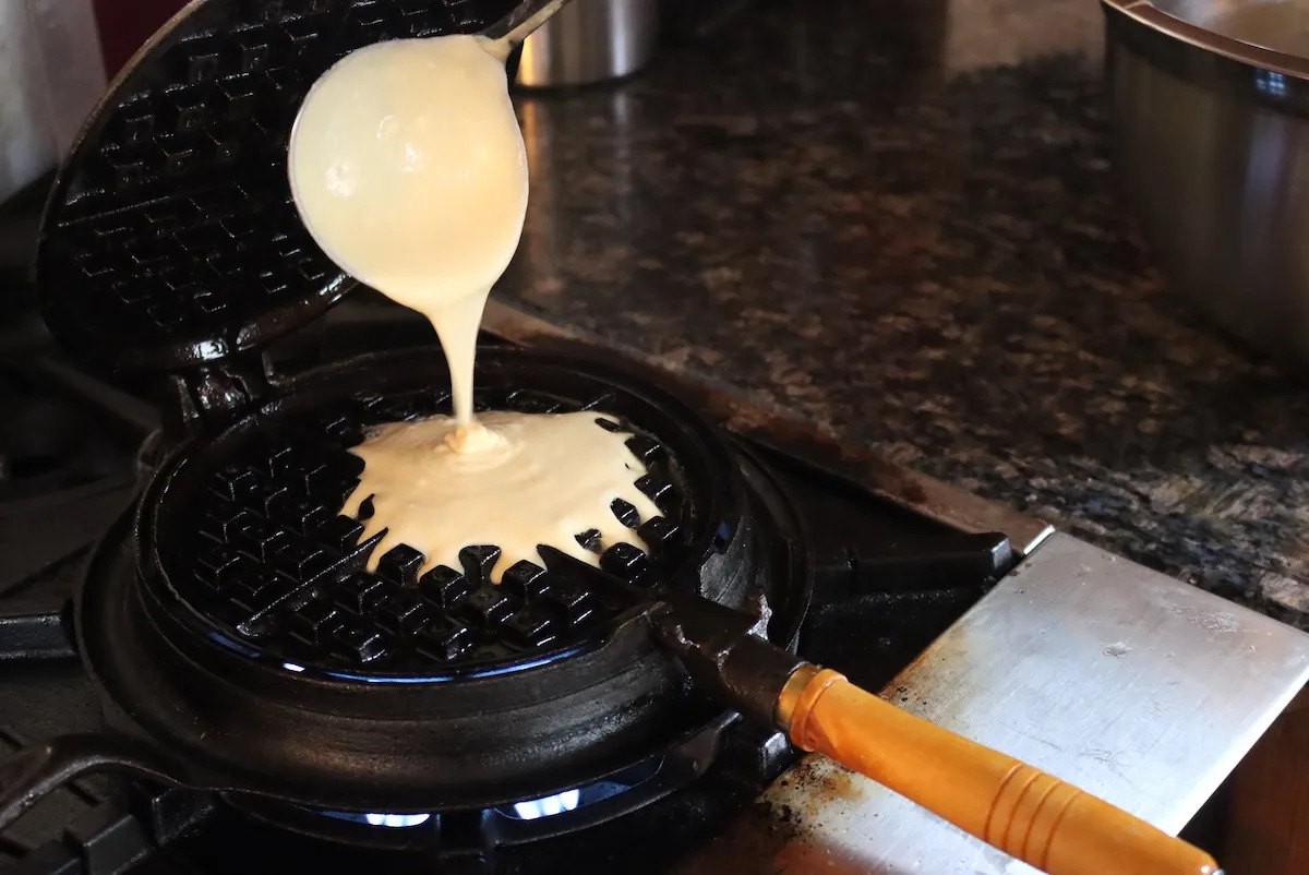 How To Use A Cast Iron Waffle Iron